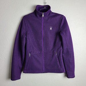 Spyder Purple Long Sleeve Zip Up Jacket Size Small